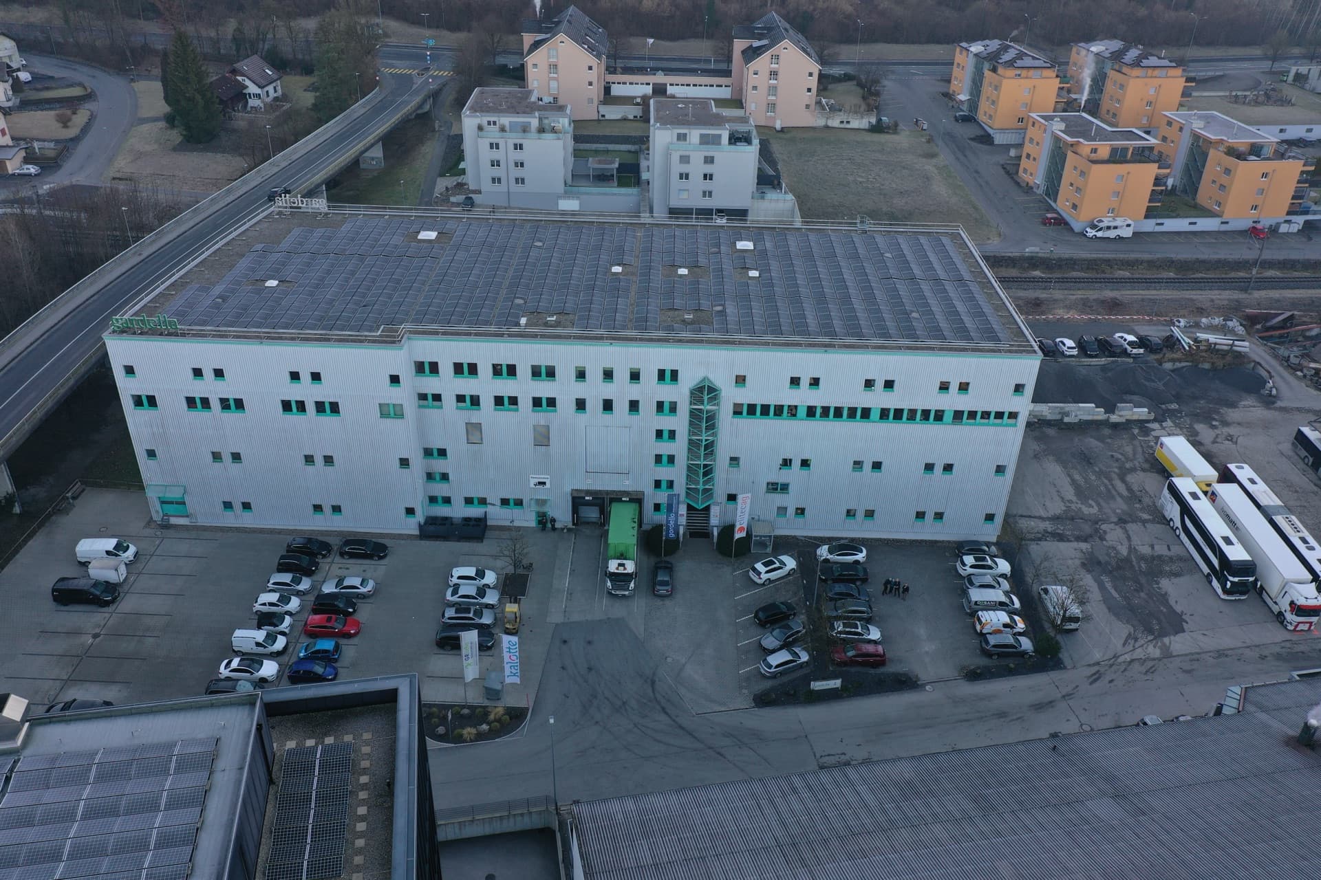 Luftaufnahme des Gardella Industrieparks