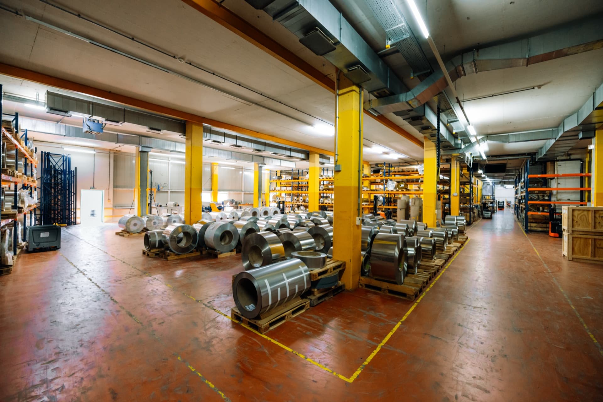 Produktionshalle im 1. OG in Nutzung